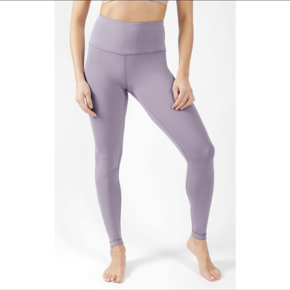 Yogalicous High-Waisted Lavender Grey Leggings